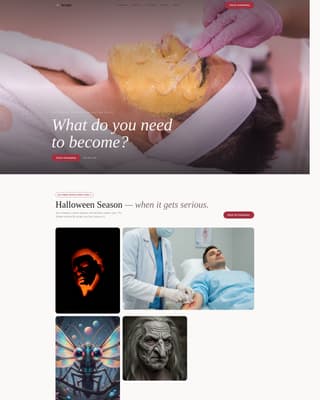 Sculpt - Transformative Sfxmakeup Landing Page Template