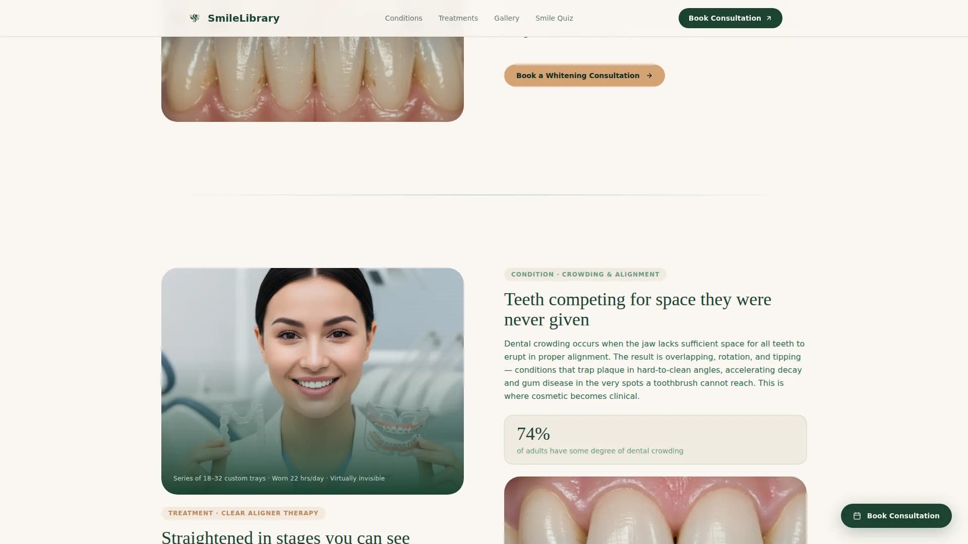Smile - Cosmetic Dentistry Landing page Template