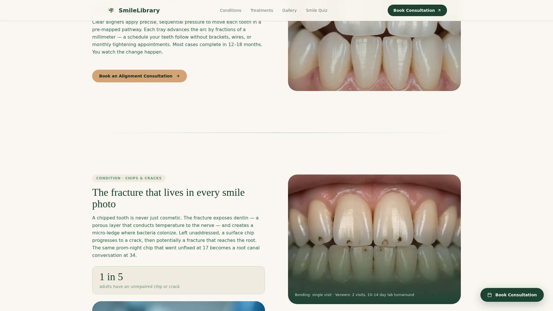 Smile - Cosmetic Dentistry Landing page Template