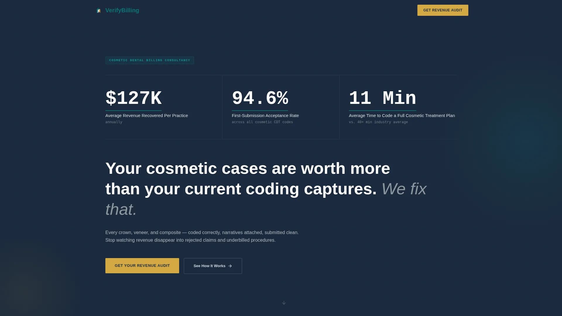 Smile - Billing Consulting Landing page Template