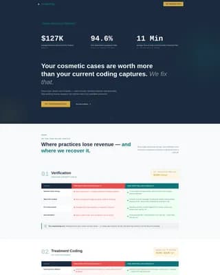 Smile - Billing Consulting Landing page Template