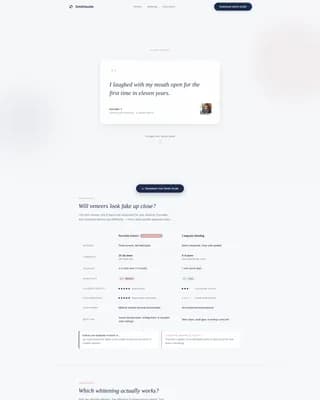Smile - Patient Education Landing page Template