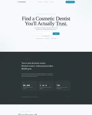 Smile - Provider Directory Landing page Template