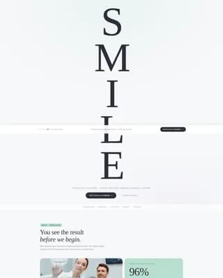 Smile - Veneer Services Landing page Template
