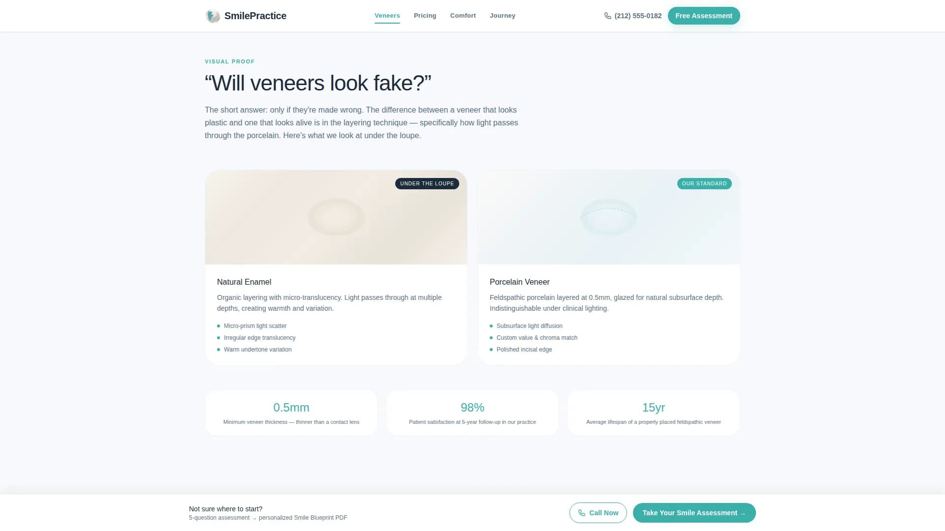 Smile - Investment Estimator Landing page Template