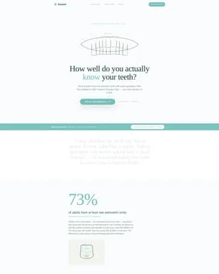 Dental Patient Education & Anxiety-Free Website Template