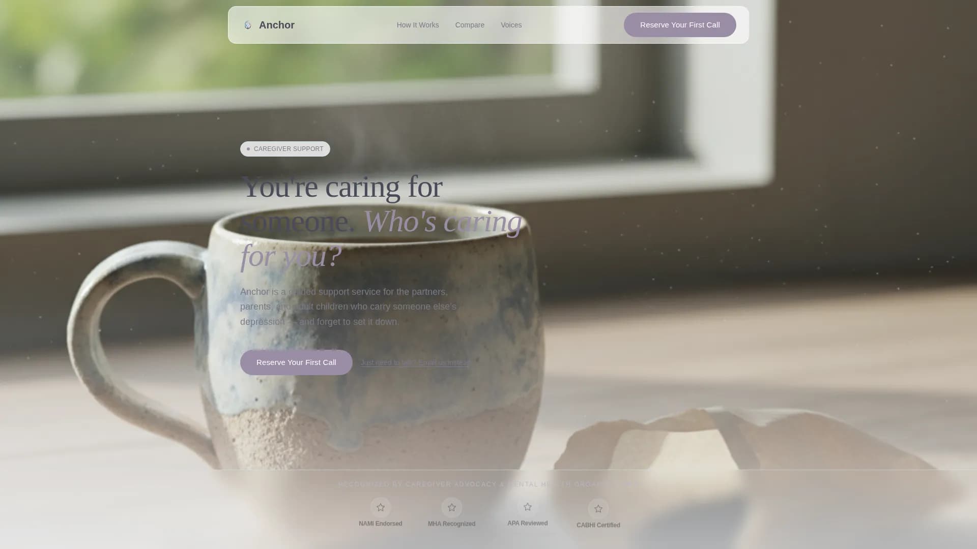 Depression Care Booking Website Template