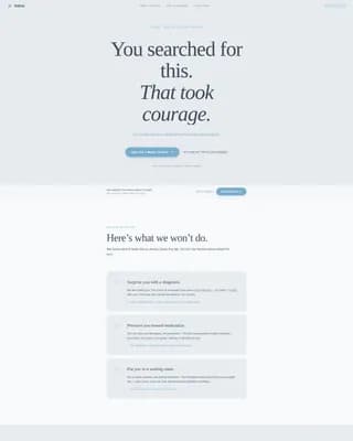 Tether - Telehealth Services Landing Page Template