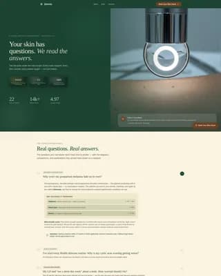 Dermis - Appointment Booking Landing Page Template