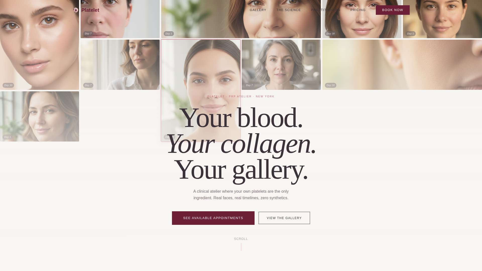 Platelet - Transformative Prp Landing Page Template