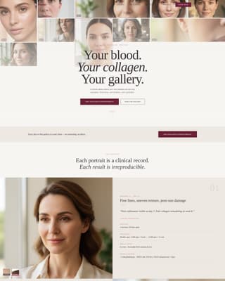 Platelet - Transformative Prp Landing Page Template