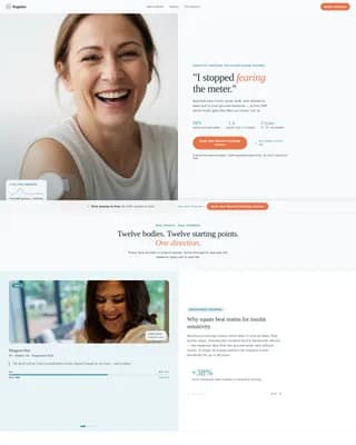 Regulate - Exercise Coaching Landing Page Template