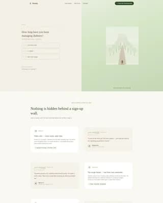 Steady - Support Group Landing Page Template