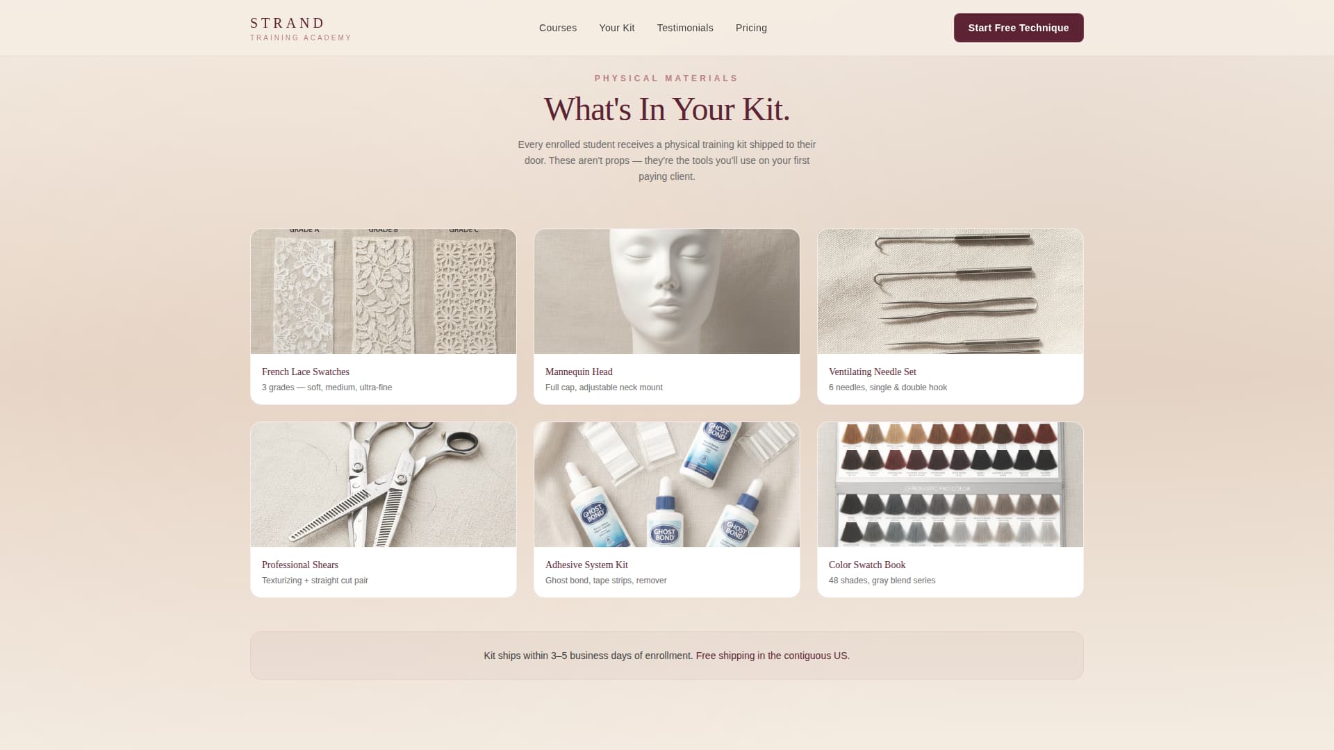 Strand - Invisibleart Stylist Landing Page Template