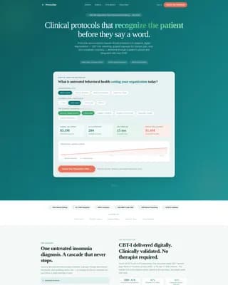 Prescribe - Digital Therapeutics Landing Page Template