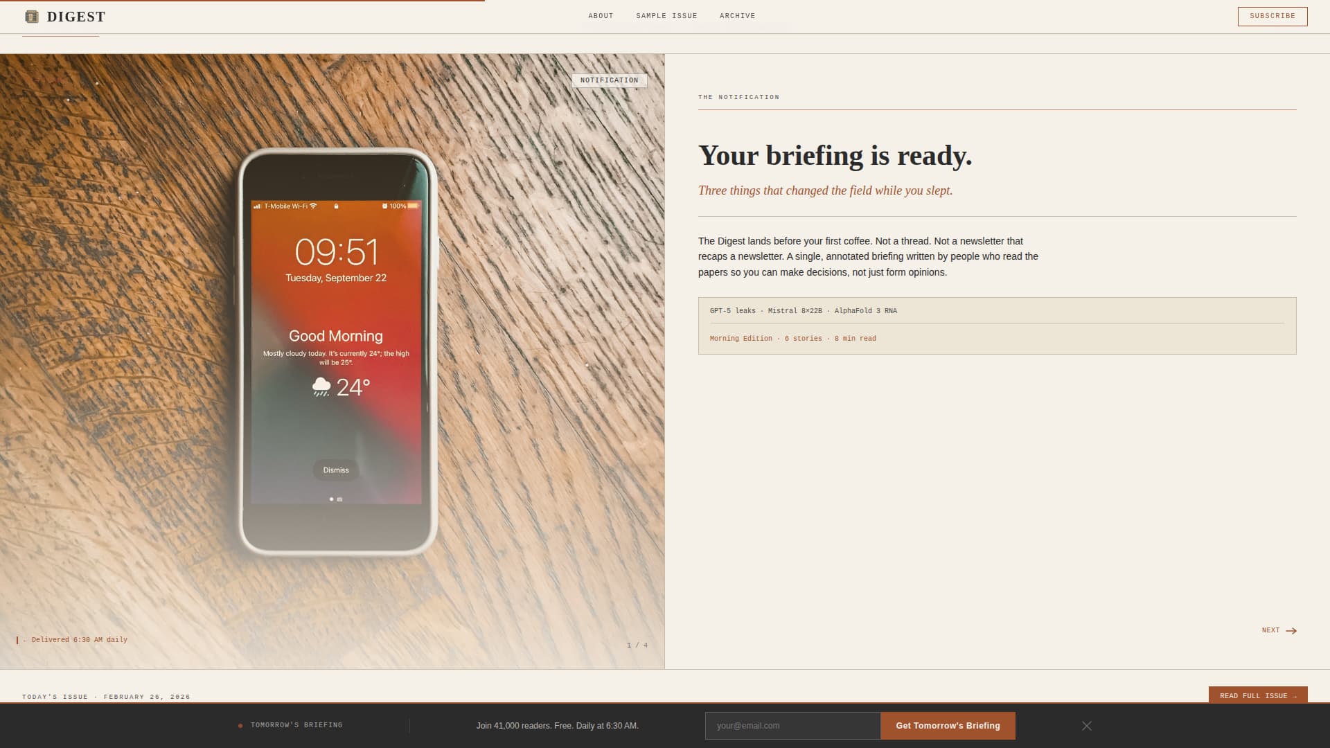 AI - Modern & Landing Page Template
