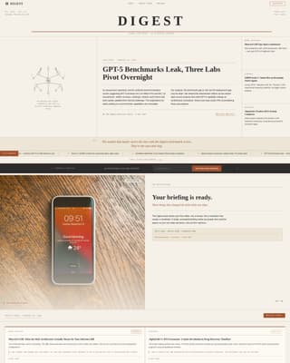 AI - Modern & Landing Page Template