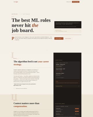 Signal - Curated ML Jobs Landing Page Template