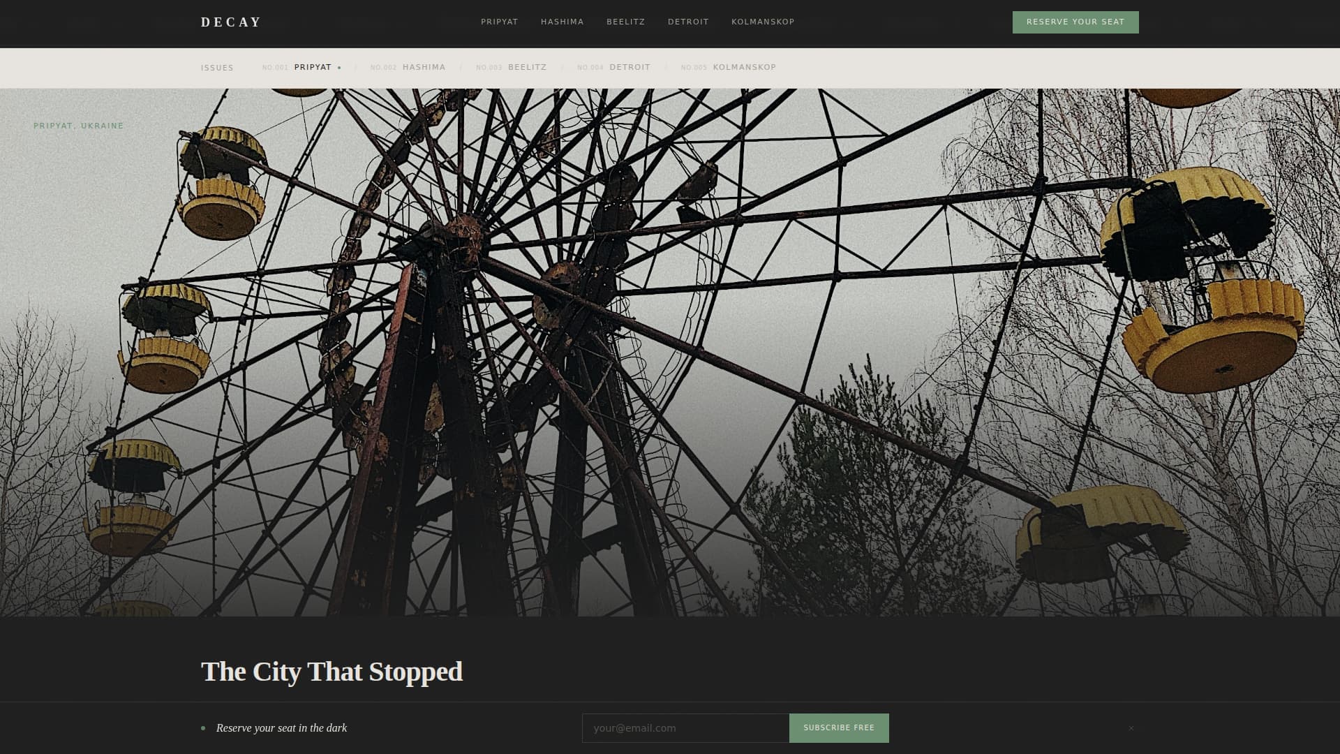 Photography Blog Pre-Launch Website Template
