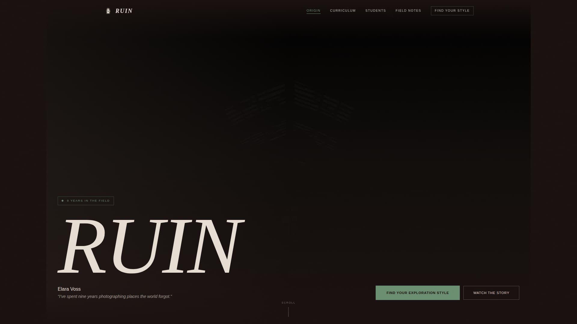 Photography Blog Professional Website Template