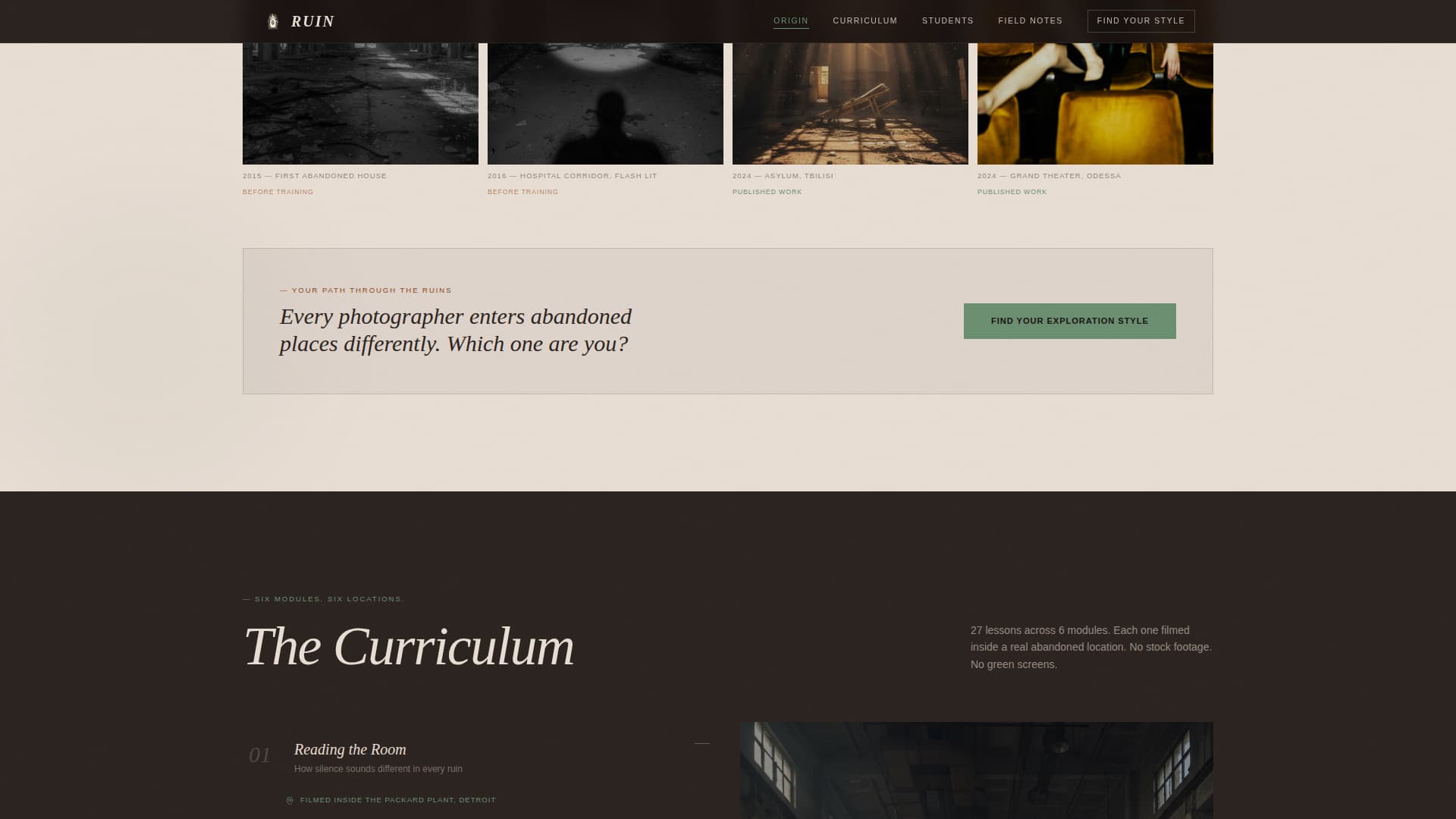 Photography Blog Professional Website Template