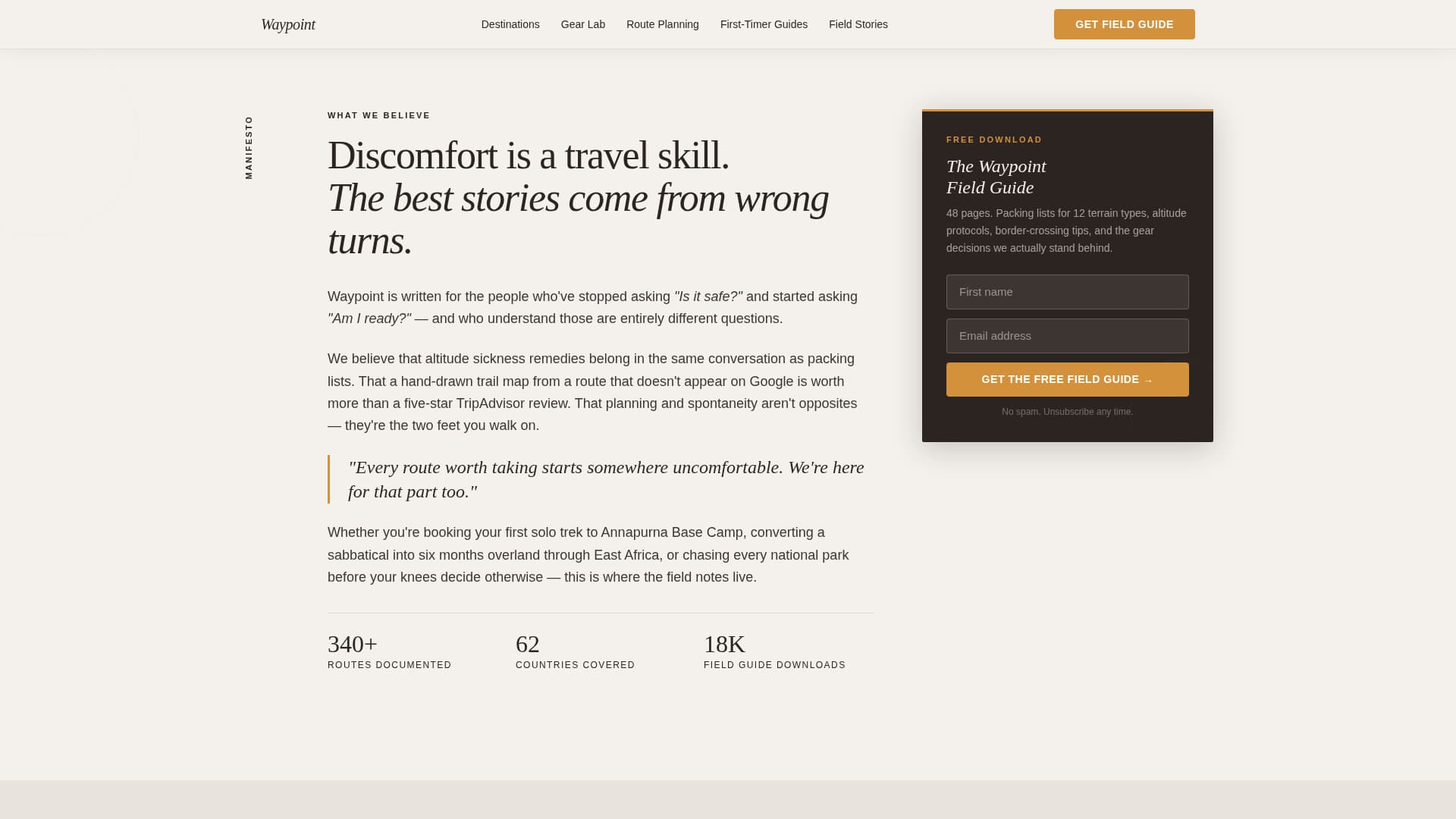 Travel Blog Careers Website Template