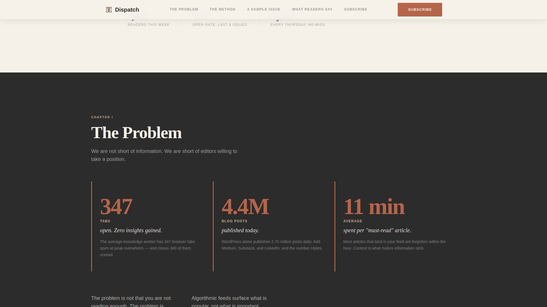 Agency & Freelance Newsletter Blog Website Template