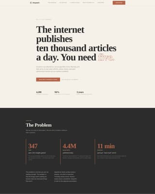 Agency & Freelance Newsletter Blog Website Template