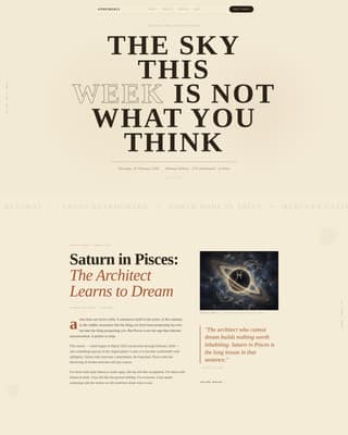 Philosophy & Spirituality Blog Blog Website Template