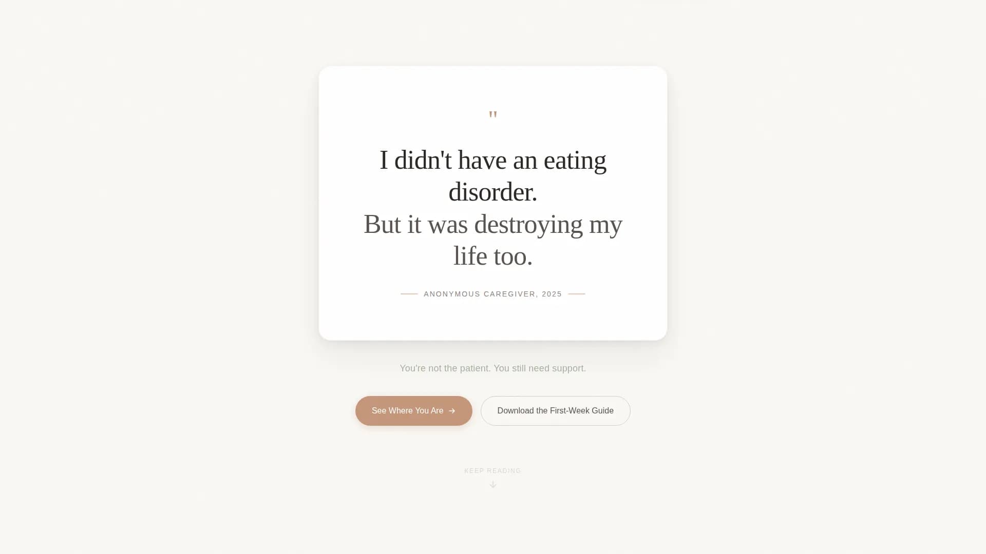Eating Disorder Care Reviews Website Template