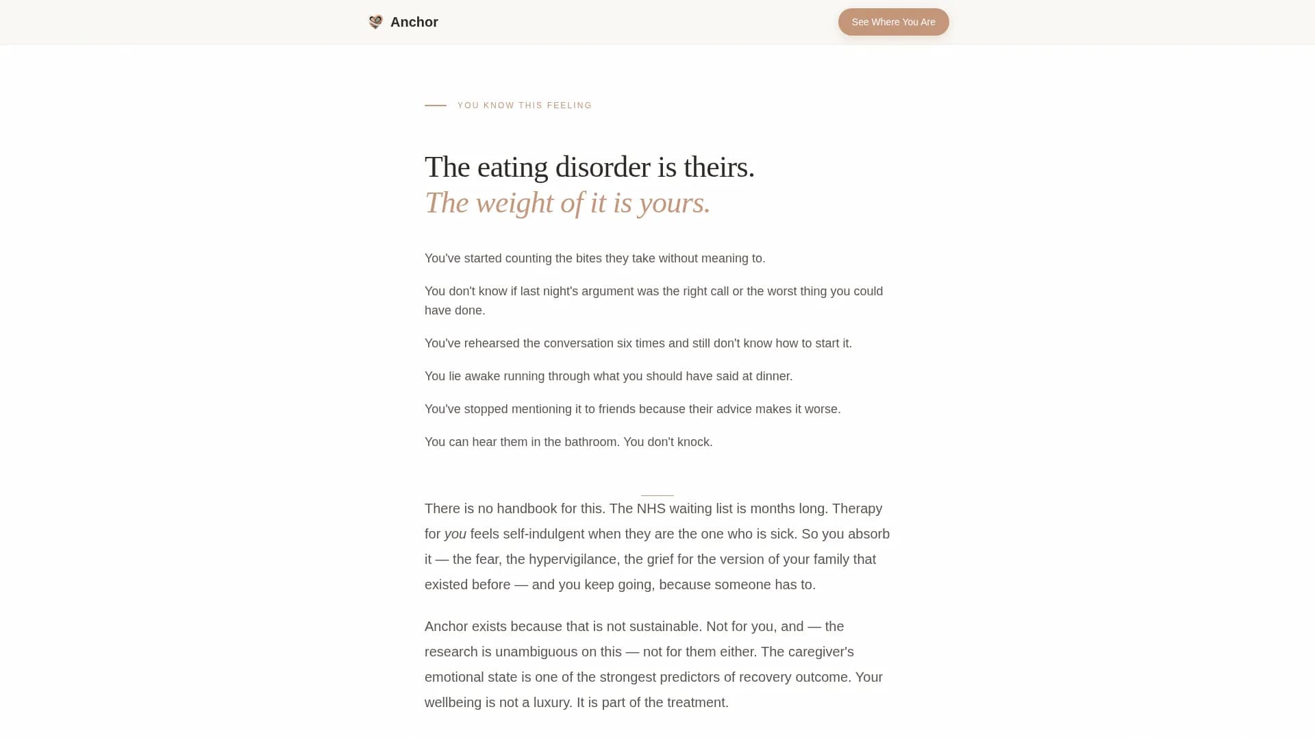 Eating Disorder Care Reviews Website Template