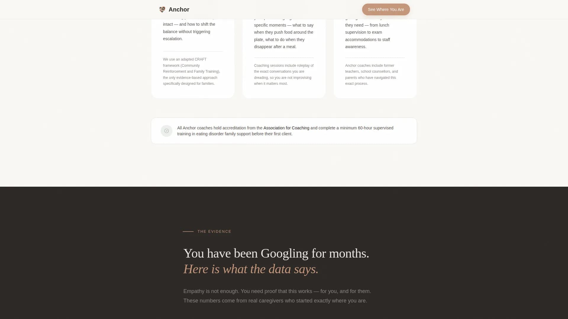 Eating Disorder Care Reviews Website Template