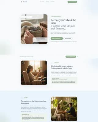 Nourish - Specialist Clinic Landing Page Template