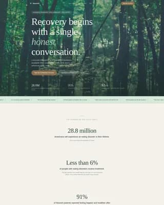 Nourish - Telehealth Services Landing Page Template