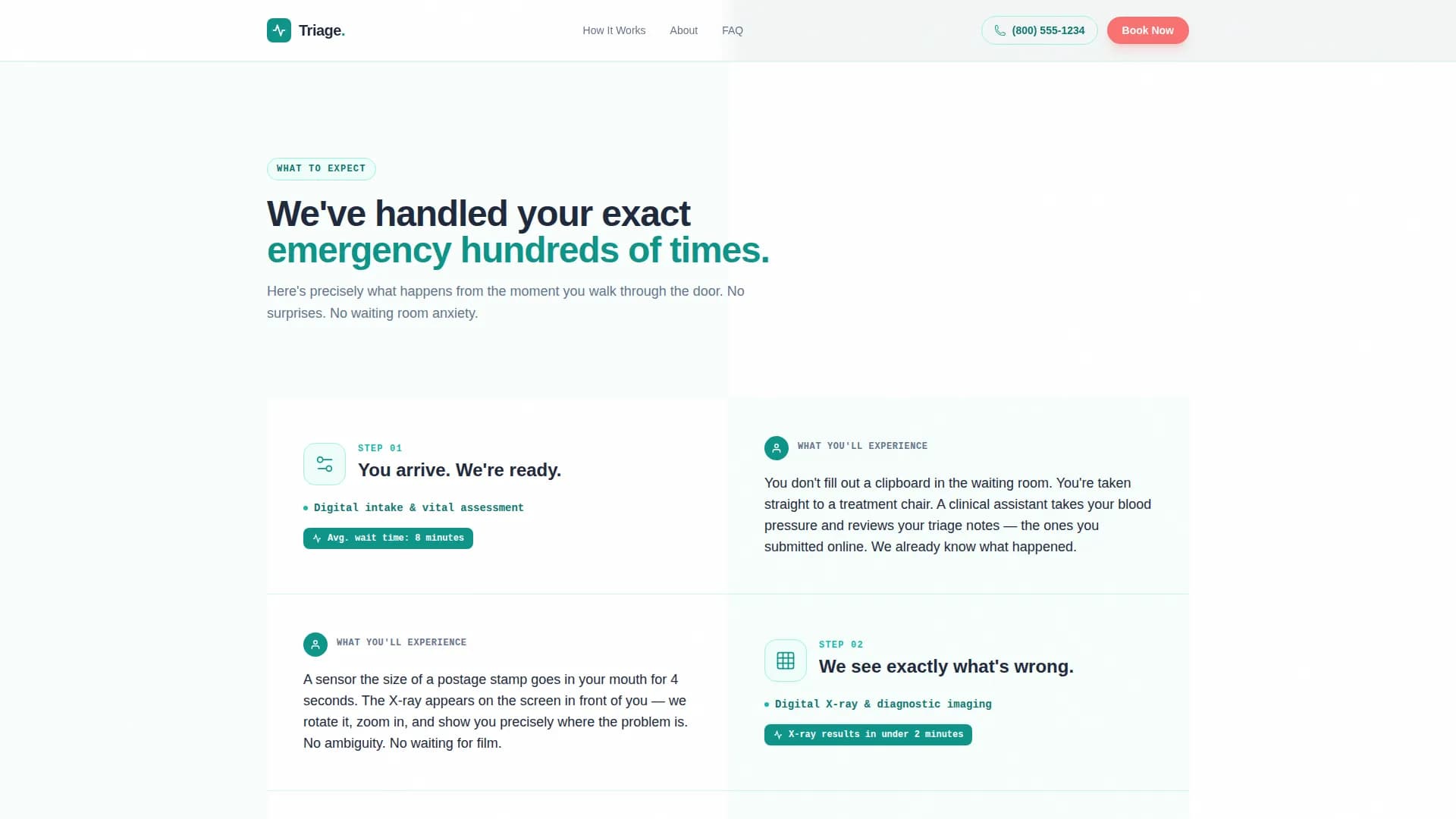 Emergency - Dental Clinic Landing Page Template
