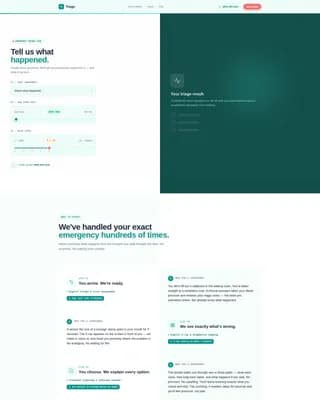 Emergency - Dental Clinic Landing Page Template