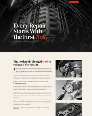 Automotive Blog & Media Pre-Launch Website Template