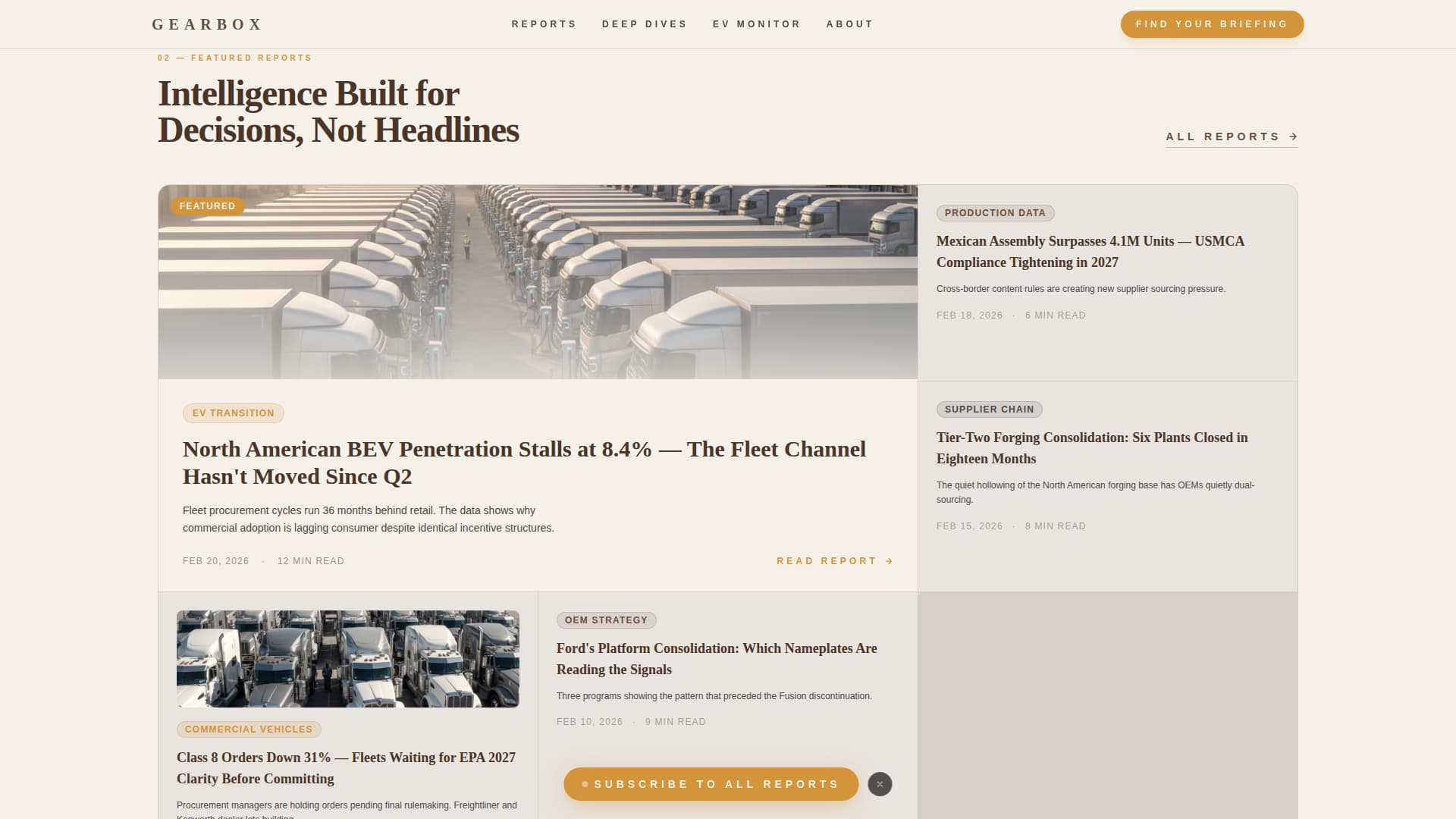 Gearbox - Authoritative Automotive Landing Page Template