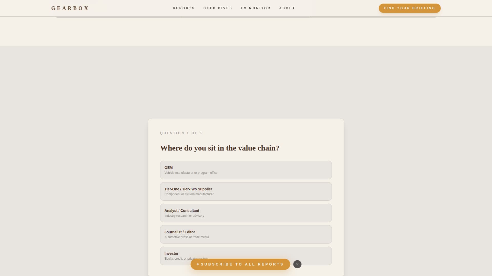 Gearbox - Authoritative Automotive Landing Page Template