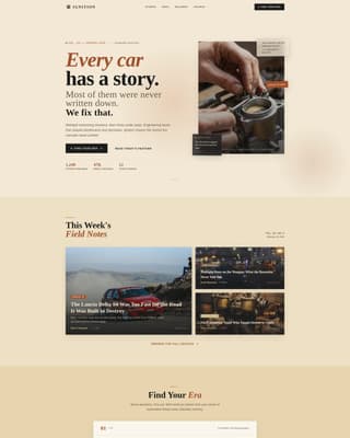 Automotive Blog & Media Blog Website Template