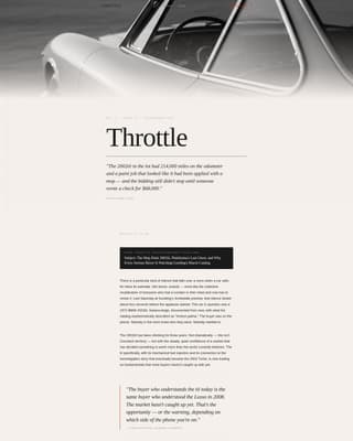 Automotive Blog & Media Specialist Blog Website Template