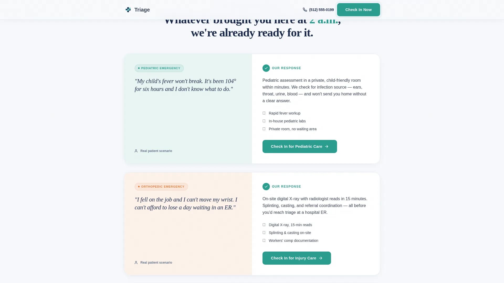 Emergency Medicine Professional Website Template