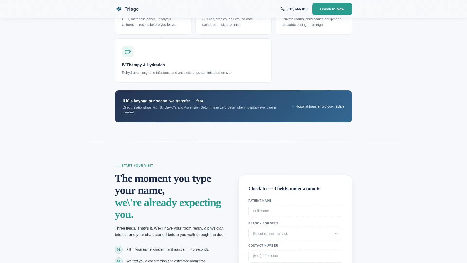 Emergency Medicine Professional Website Template