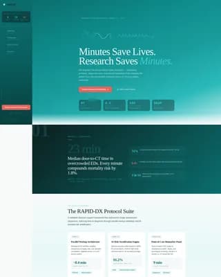 Emergency Medicine Directory Website Template