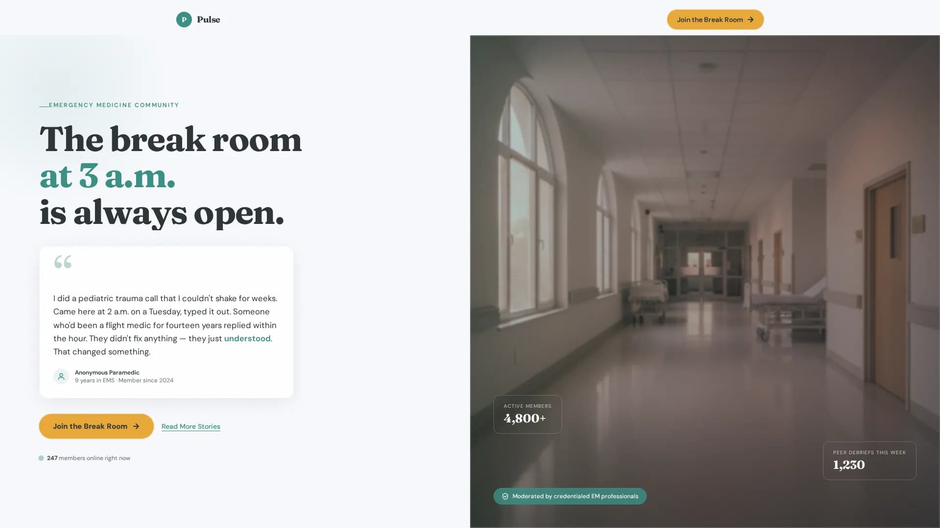 Pulse — Empowering Wellness Tribe Landing Page Template