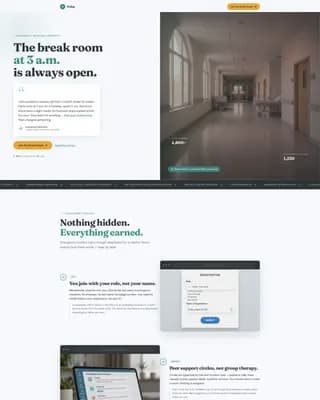 Pulse — Empowering Wellness Tribe Landing Page Template