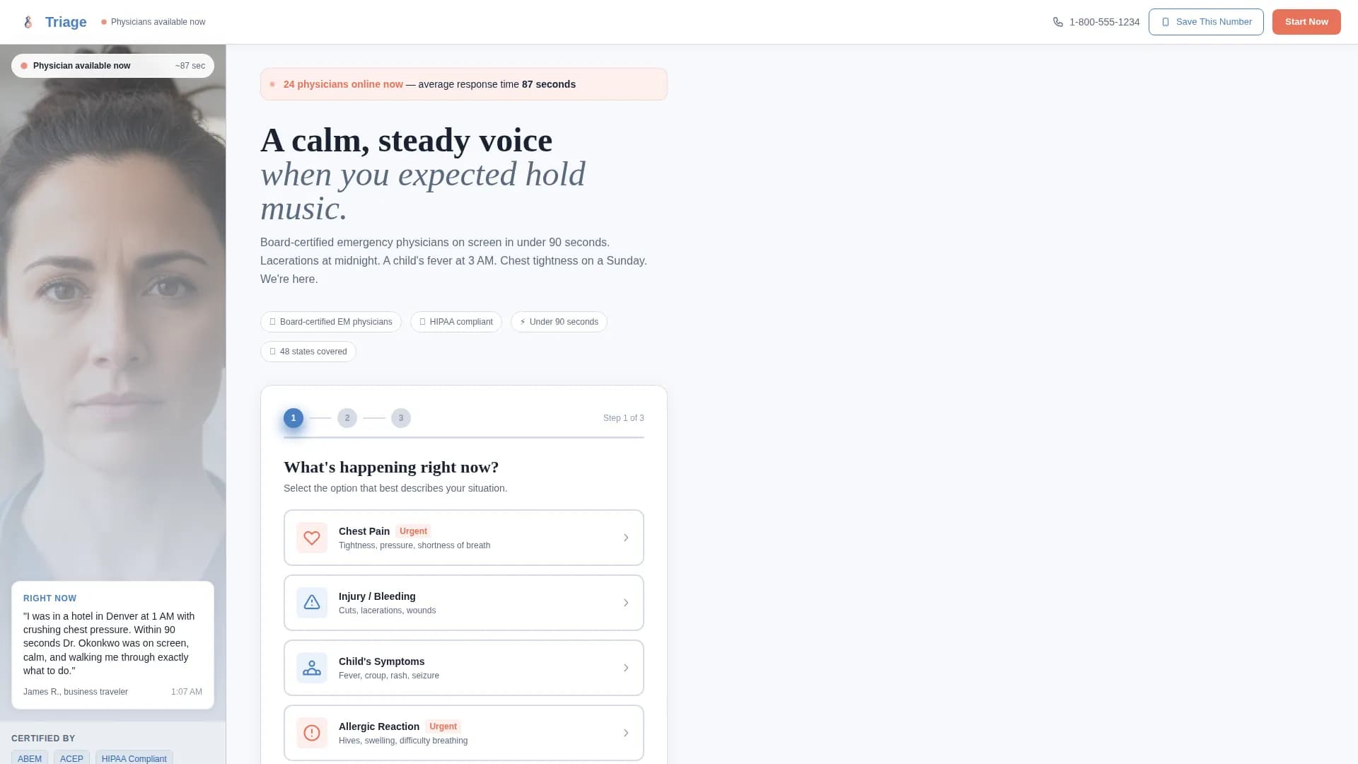 Emergency Medicine Reviews Website Template