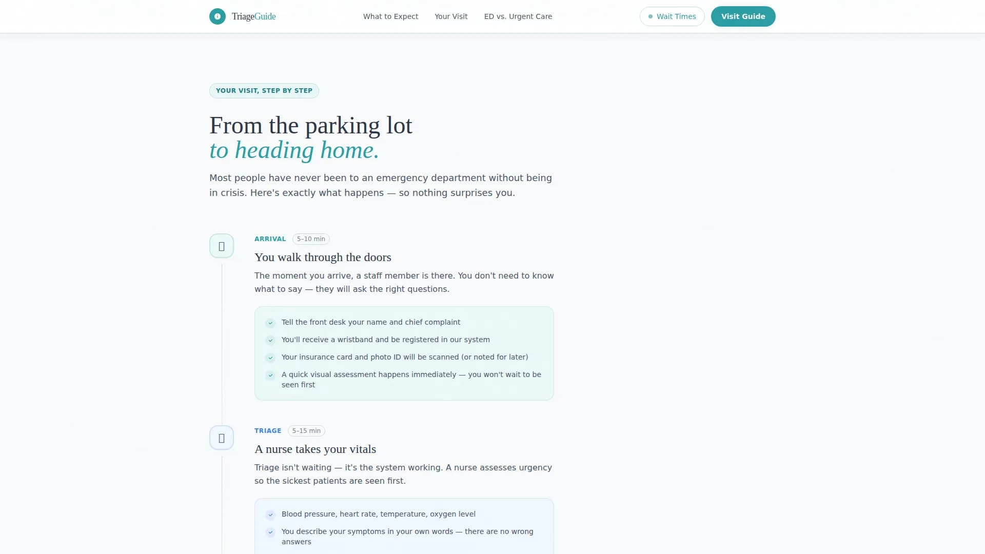 Emergency Physician Cost Calculator Website Template