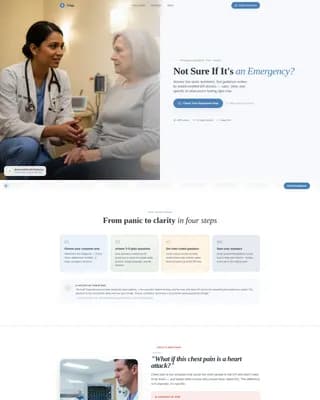 Emergency Physician Reviews Website Template
