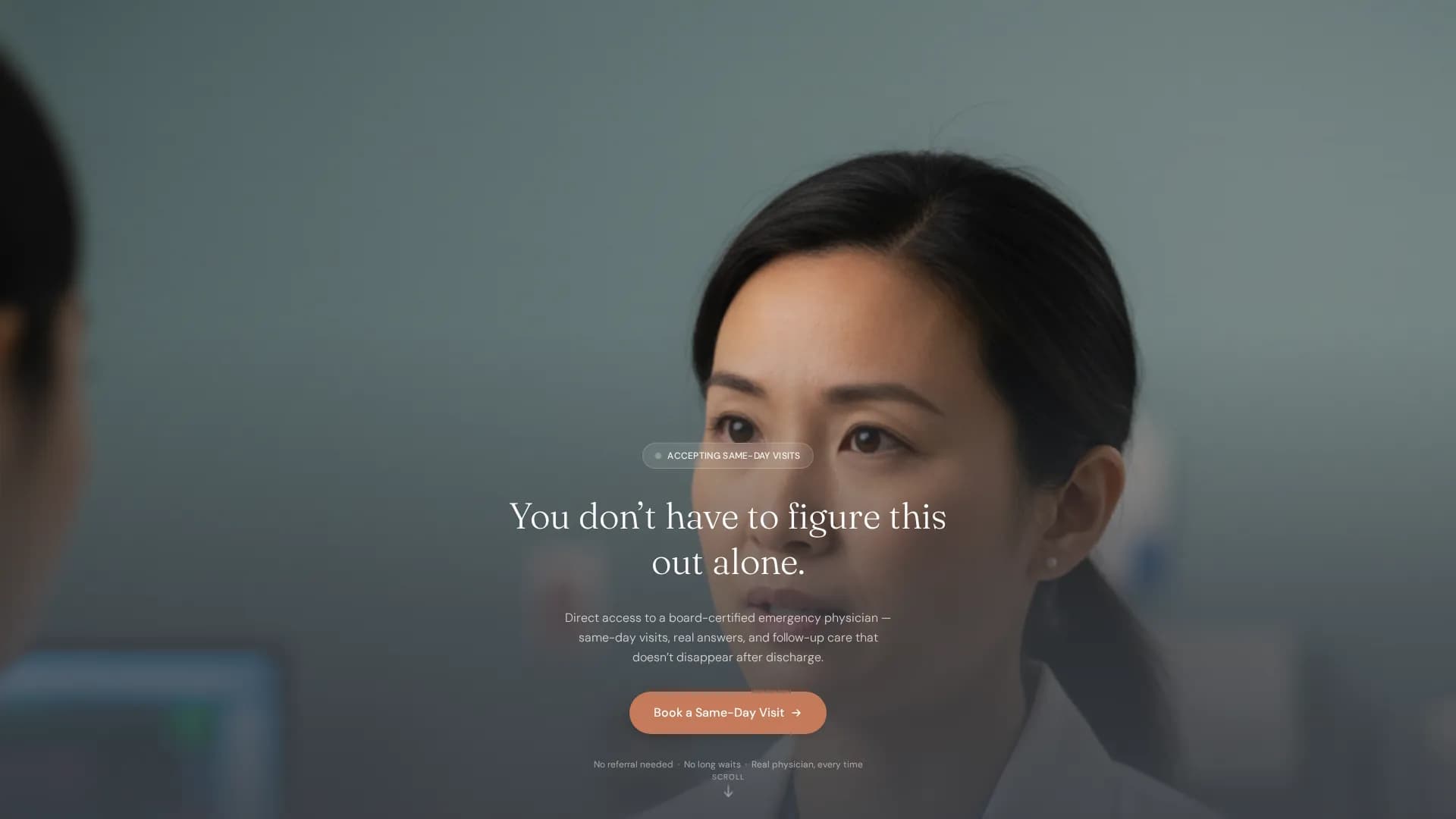 Emergency Physician Booking Website Template